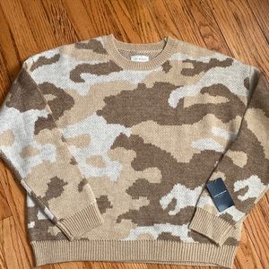 NWT lucky brand tan sweater size medium